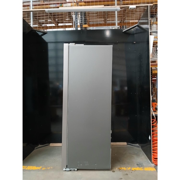 Refurbished Hotpoint HPG2 6573W XP4UK Dual No Frost American Fridge Freezer with Water and Ice Dispenser - Stainless Steel