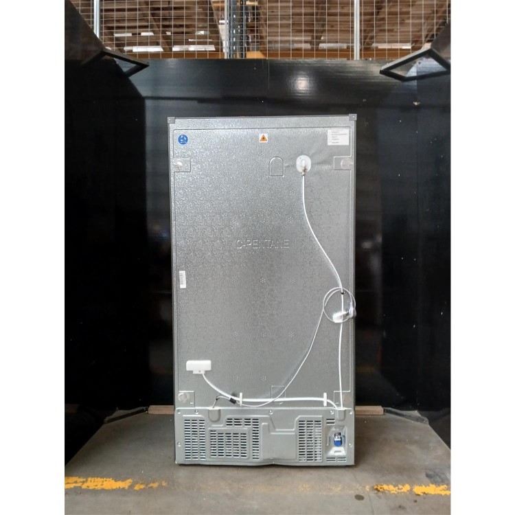 Refurbished Hotpoint HPG2 6573W XP4UK Dual No Frost American Fridge Freezer with Water and Ice Dispenser - Stainless Steel