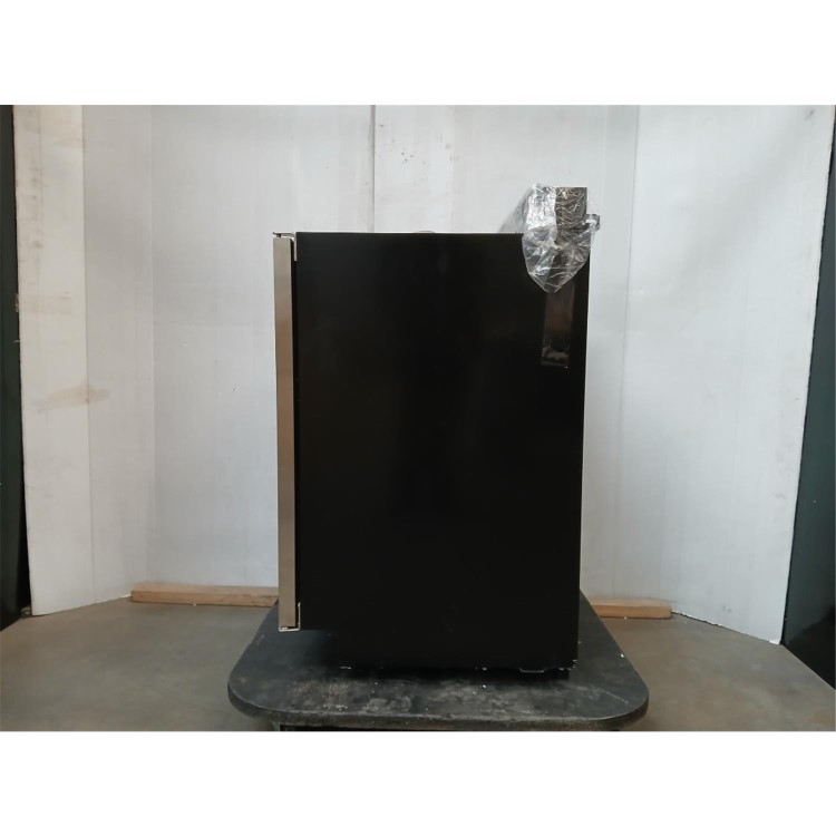 GRADE A2 - CDA 40 Bottle Freestanding Under Counter Wine Cooler Dual Zone 60cm Wide 82cm Tall - Stainless Steel