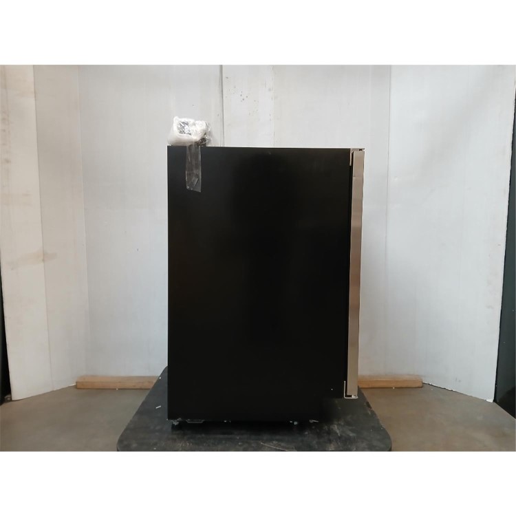 GRADE A2 - CDA 40 Bottle Freestanding Under Counter Wine Cooler Dual Zone 60cm Wide 82cm Tall - Stainless Steel