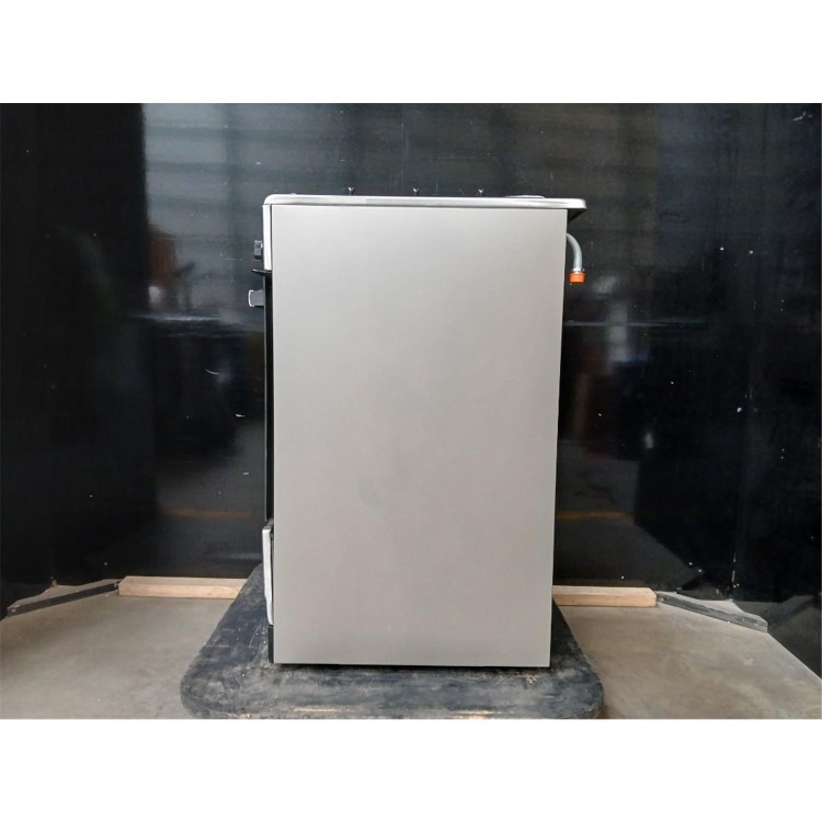 GRADE A2 - electriQ 60cm Dual Fuel Single Oven Cooker - Stainless Steel