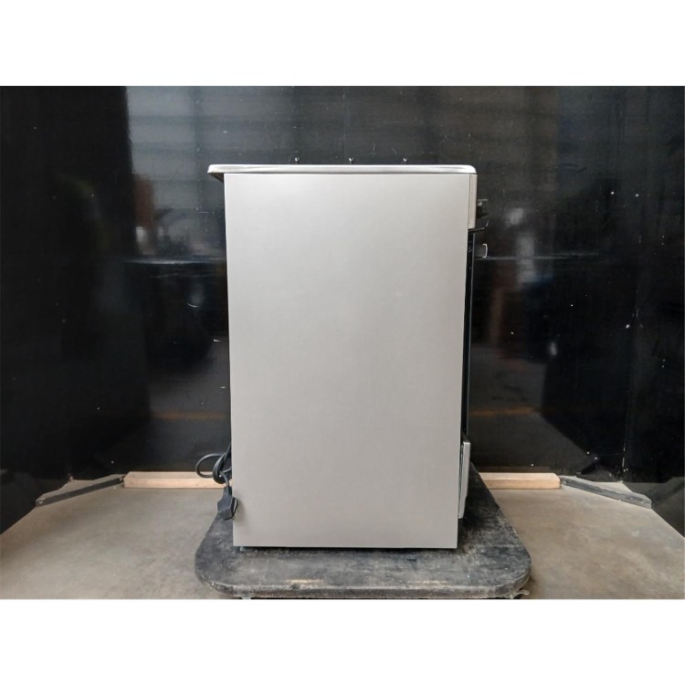 GRADE A2 - electriQ 60cm Dual Fuel Single Oven Cooker - Stainless Steel