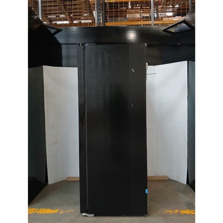 GRADE A2 - Tesla 582 Litre Side-By-Side American Fridge Freezer - Black
