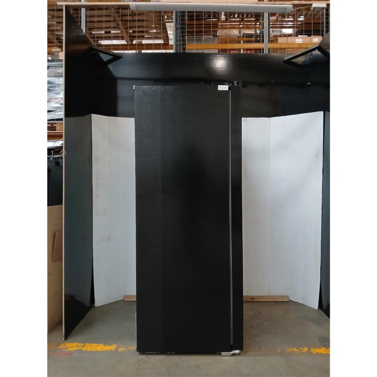 GRADE A2 - Tesla 582 Litre Side-By-Side American Fridge Freezer - Black