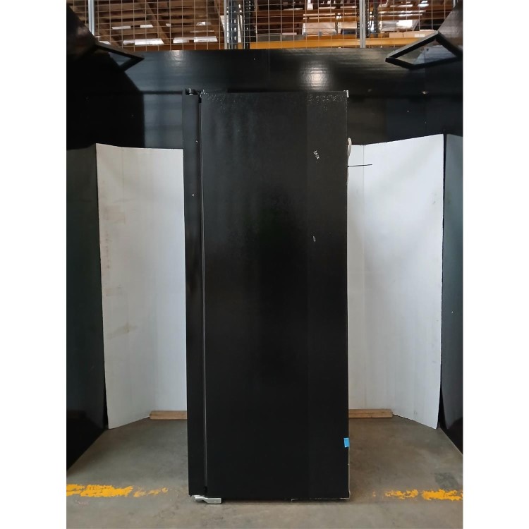 GRADE A2 - Tesla 582 Litre Side-By-Side American Fridge Freezer - Black