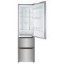 Refurbished electriQ eiQ54MDFFINOX 282 Litre Fridge Freezer - Total No Frost in Stainless Steel