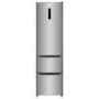 Refurbished electriQ eiQ54MDFFINOX 282 Litre Fridge Freezer - Total No Frost in Stainless Steel