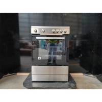 GRADE A2 - electriQ 60cm Electric Cooker - Stainless Steel