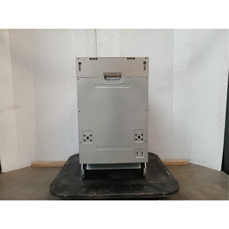 GRADE A2 - Hisense Hi4 Integrated Slimline Dishwasher - Top Spray Arm - Silver control panel