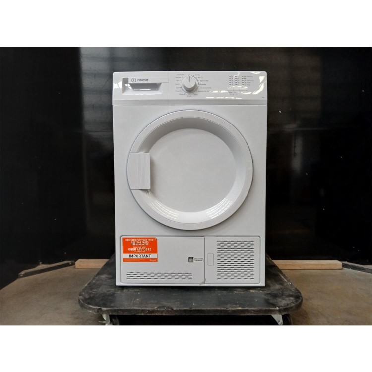 GRADE A2 - Indesit 8kg Condenser Tumble Dryer - White