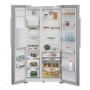 GRADE A2 - Hotpoint 578 Litre Side-By-Side American Fridge Freezer - Stainless Steel