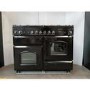 GRADE A2 - Rangemaster Classic 110cm Dual Fuel Range Cooker - Black