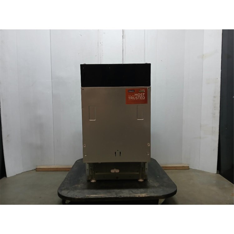 Refurbished Hotpoint ActiveDry Integrated Slimline Dishwasher - Black control panel