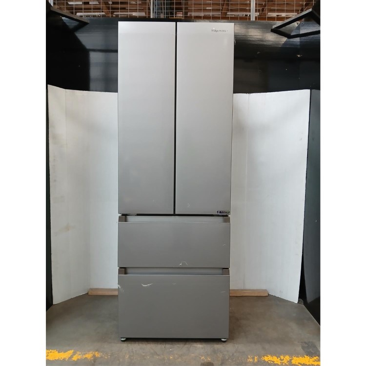 Refurbished Fridgemaster 485 Litre French Style American Fridge Freezer - Silver