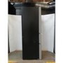 GRADE A2 - electriQ 320 Litre French Style American Fridge Freezer - Black Glass