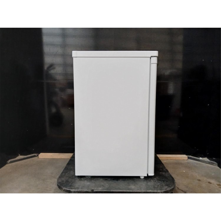 GRADE A2 - electriQ 109 Litre Freestanding Under Counter Fridge with Ice Box - White
