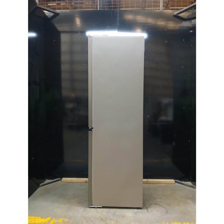 GRADE A2 - electriQ 245 Litre 50/50 Freestanding Fridge Freezer - Stainless Steel