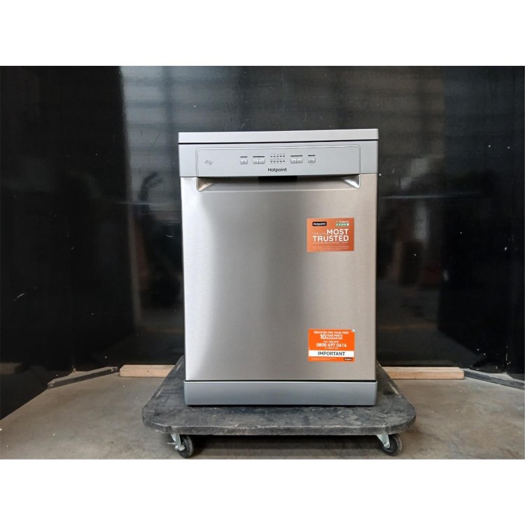 GRADE A2 - Hotpoint Freestanding Dishwasher - Inverter Motor Stainless Steel