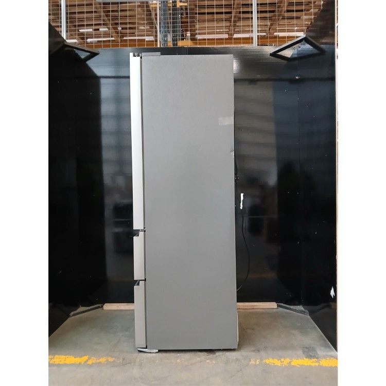 GRADE A2 - Hisense PureFlat 485 Litre French Style American Fridge Freezer - Stainless Steel