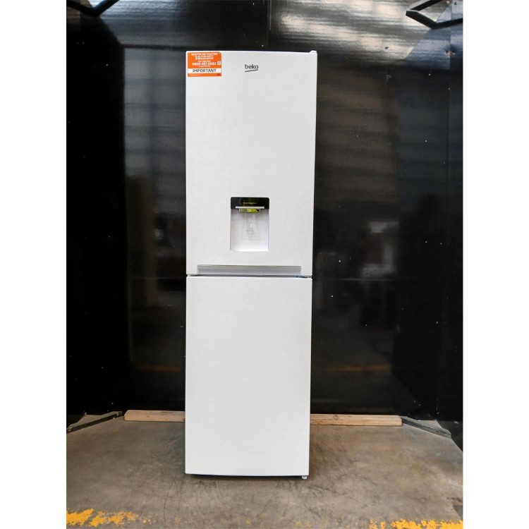 GRADE A2 - Beko 268 Litre 50/50 Freestanding Fridge Freezer with Water Dispenser - White