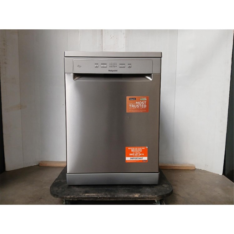 GRADE A2 - Hotpoint Freestanding Dishwasher - Inverter Motor Stainless Steel