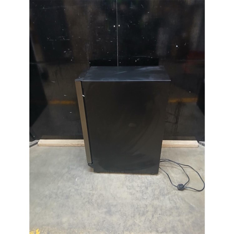 GRADE A2 - electriQ 18 Bottle Capacity 30cm Freestanding Under Counter Wine Cooler - Premium Dark Stainless Steel