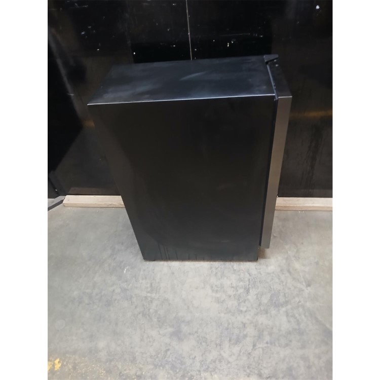 GRADE A2 - electriQ 18 Bottle Capacity 30cm Freestanding Under Counter Wine Cooler - Premium Dark Stainless Steel