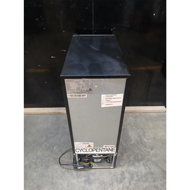 GRADE A2 - electriQ 18 Bottle Capacity 30cm Freestanding Under Counter Wine Cooler - Premium Dark Stainless Steel