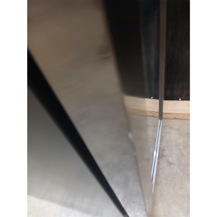 GRADE A2 - electriQ 18 Bottle Capacity 30cm Freestanding Under Counter Wine Cooler - Premium Dark Stainless Steel