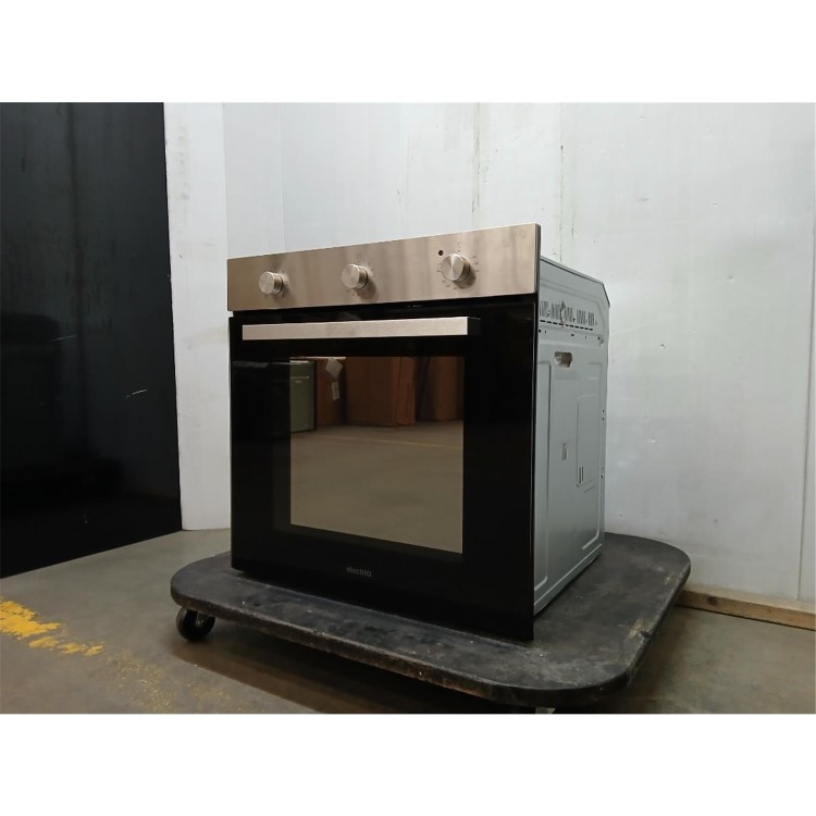 GRADE A2 - electriQ Electric Fan Assisted Oven - Stainless Steel