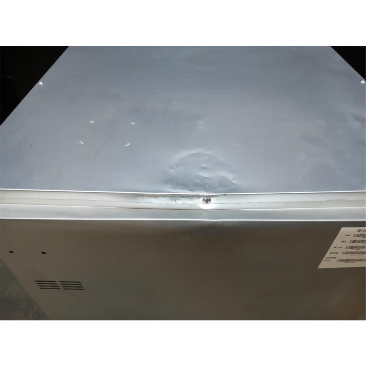 GRADE A2 - electriQ Built-Under Electric Double Oven - Black