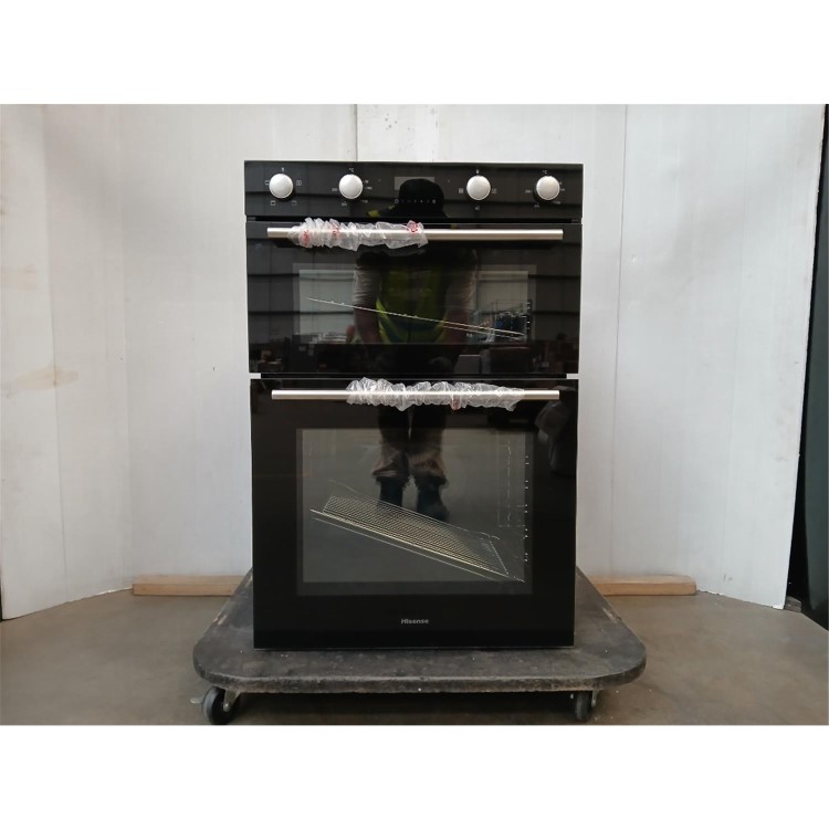 GRADE A2 - Hisense BID95211BGUK Built-In Electric Double Oven - Black   