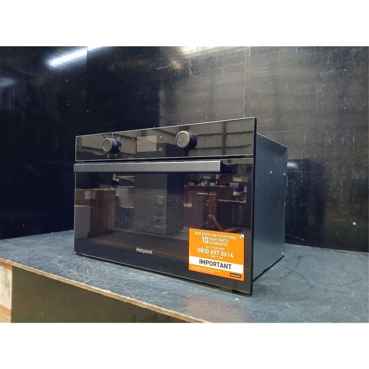 GRADE A2 - Hotpoint Class 2 Built-In Microwave & Grill - Black