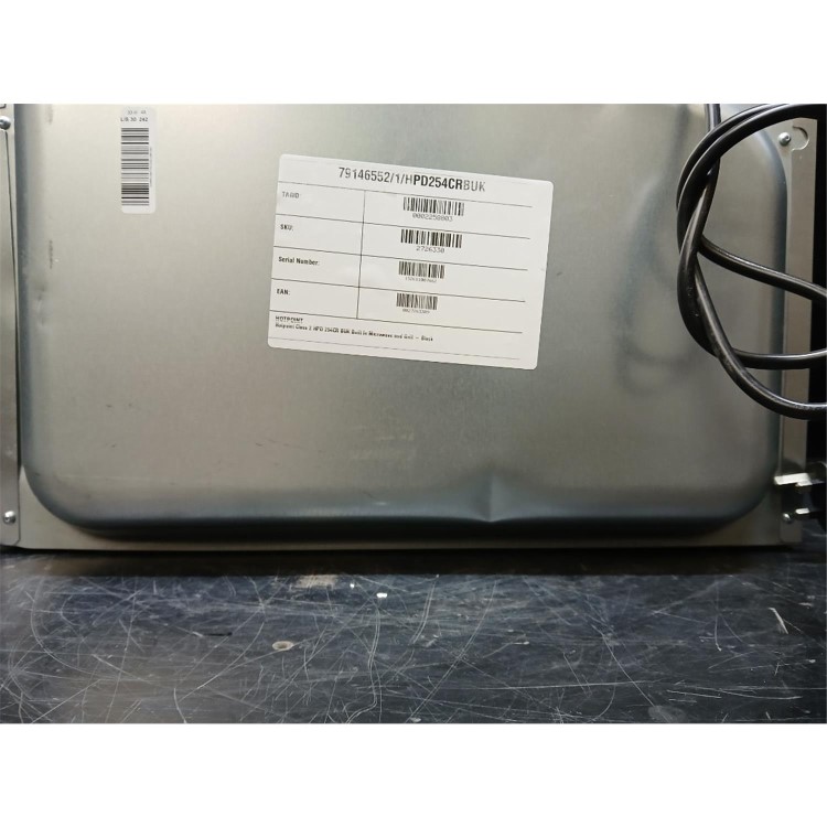 GRADE A2 - Hotpoint Class 2 Built-In Microwave & Grill - Black