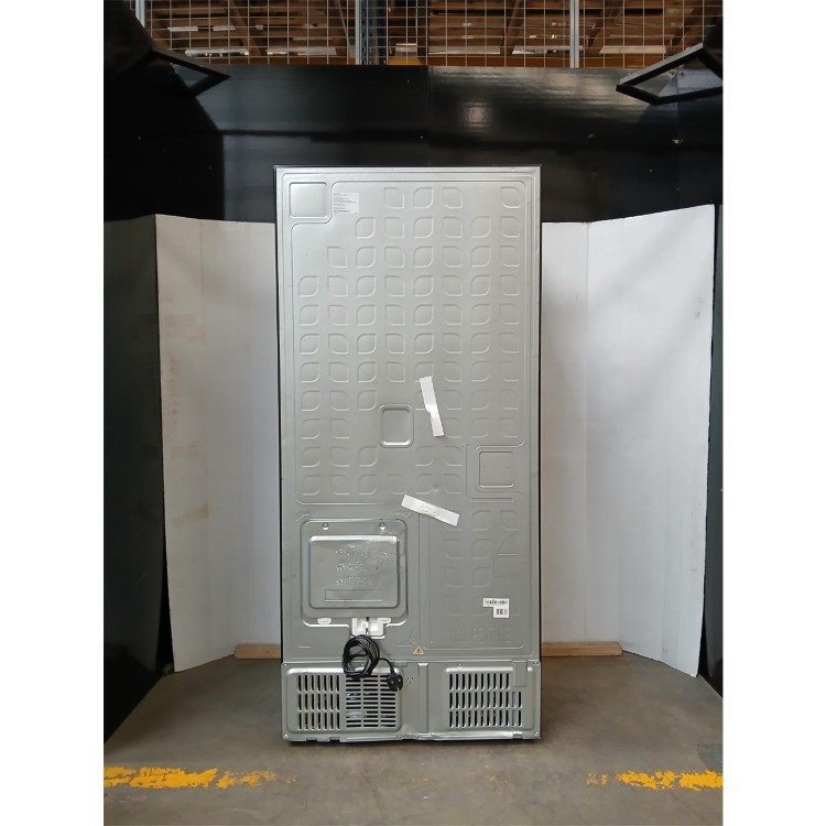 GRADE A2 - Hisense Pureflat Infinite 482 Litre Four Door American Fridge Freezer - Black