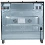 electriQ 90cm Gas Single Oven Range Cooker - Black