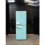 GRADE A2 - electriQ 153 Litre 60/40 Retro Freestanding Fridge Freezer - Blue Total No Frost