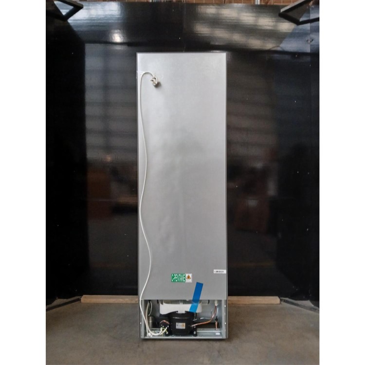 GRADE A2 - electriQ 254 Litre 50/50 Freestanding Fridge Freezer - Stainless Steel