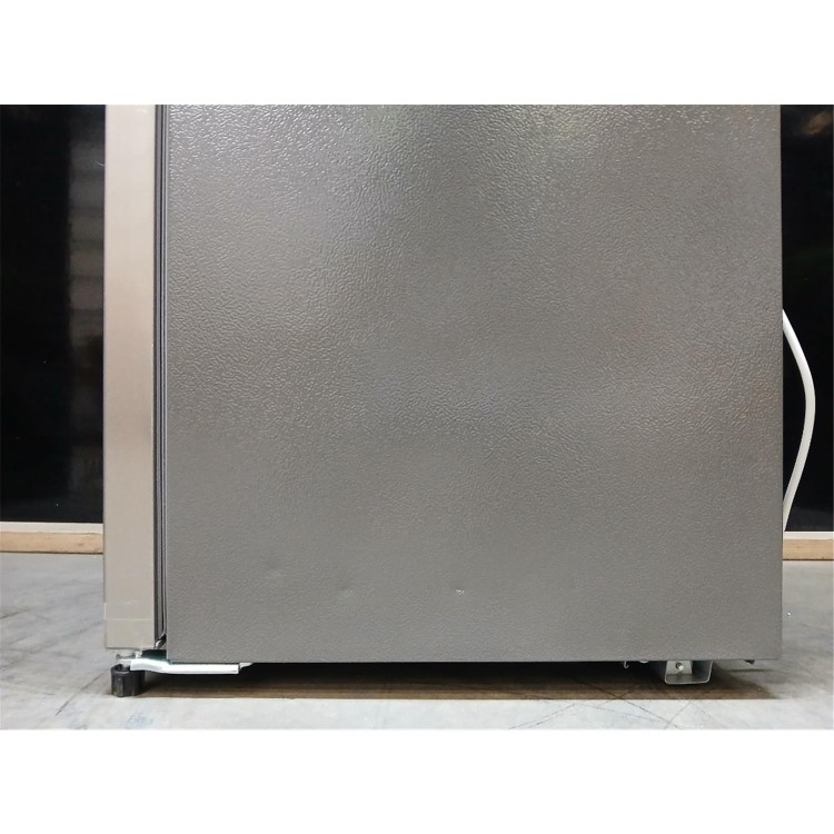 GRADE A2 - electriQ 254 Litre 50/50 Freestanding Fridge Freezer - Stainless Steel