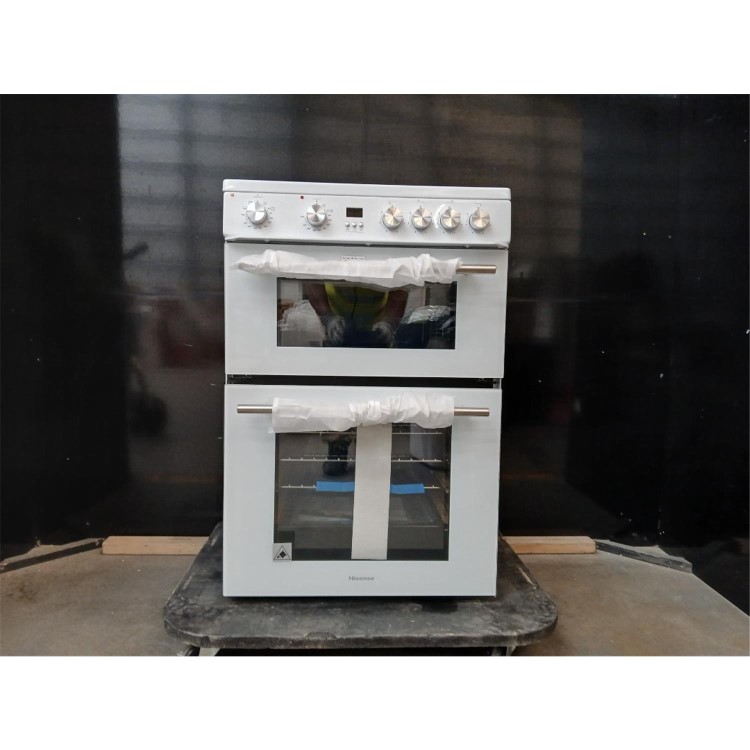 GRADE A2 - Hisense 60cm Electric Cooker - White