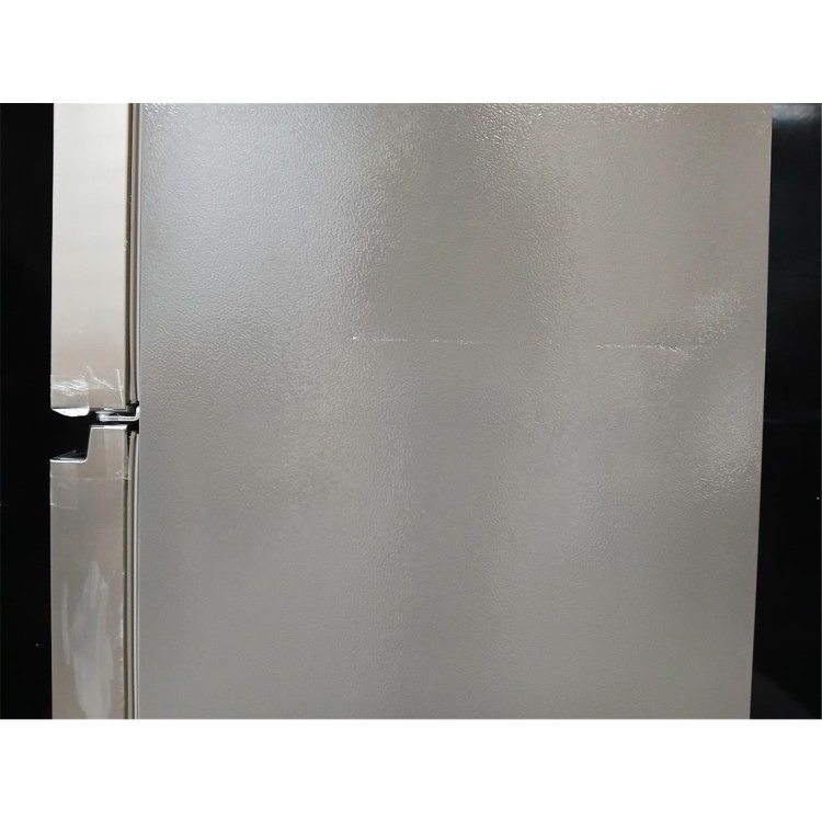 GRADE A2 - electriQ 415 Litre Four Door American Fridge Freezer with Water Dispenser - Stainless Steel