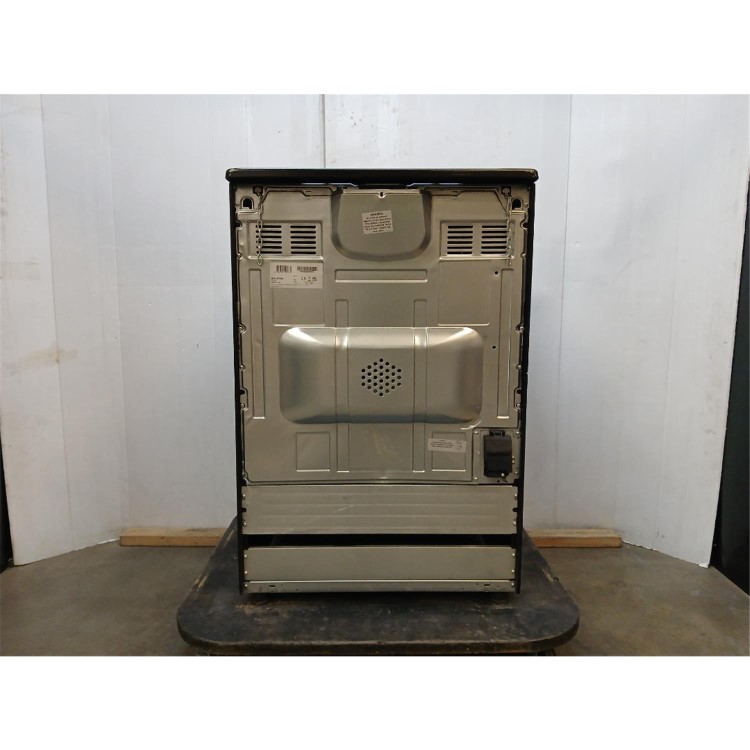 GRADE A2 - electriQ 60cm Electric Cooker with Sealed Plate Hob - Black