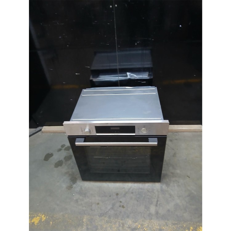 Refurbished Bosch Series 4 Electric Single Oven - HQA534BS3B built-in/under single oven Electric Built-in  in Stainless steel