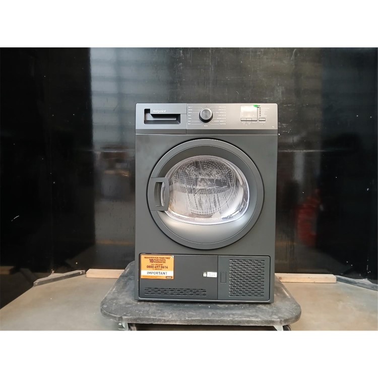 GRADE A2 - Hotpoint 8kg Condenser Tumble Dryer - Graphite Grey