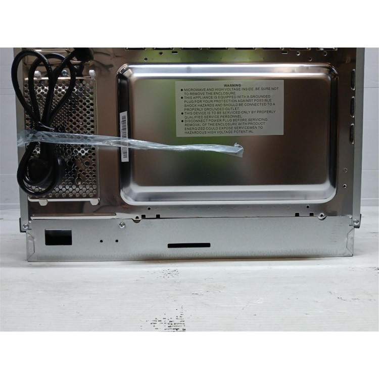 GRADE A3 - electriQ Built-In 900W Microwave - Black