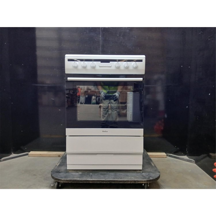 GRADE A2 - Amica 60cm Electric Cooker - White