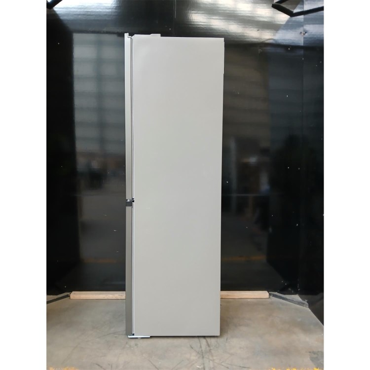 GRADE A2 - electriQ 245 Litre 50/50 Freestanding Fridge Freezer - Stainless Steel