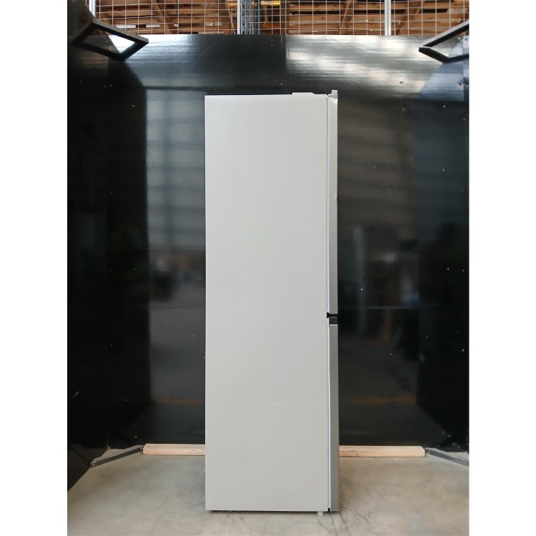 GRADE A2 - electriQ 245 Litre 50/50 Freestanding Fridge Freezer - Stainless Steel