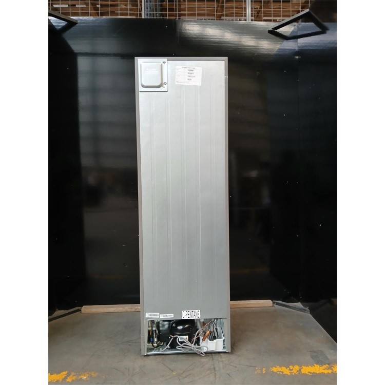 GRADE A2 - electriQ 245 Litre 50/50 Freestanding Fridge Freezer - Stainless Steel