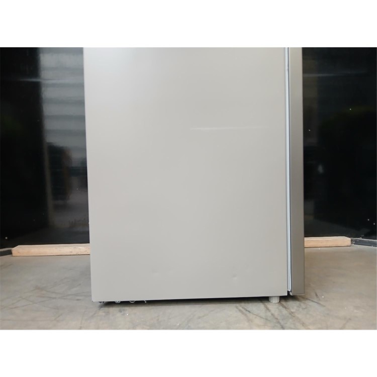 GRADE A2 - electriQ 245 Litre 50/50 Freestanding Fridge Freezer - Stainless Steel